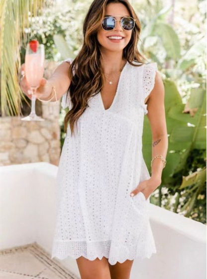 Lace Dresses With Pocket