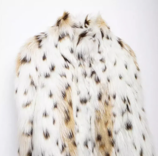 Women's Fashion Animal Pattern Baggy Coat